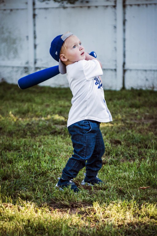 Baseball toddler - original photo
